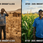 AI helps African farmers increase yield 35% - before and after farmer transformation